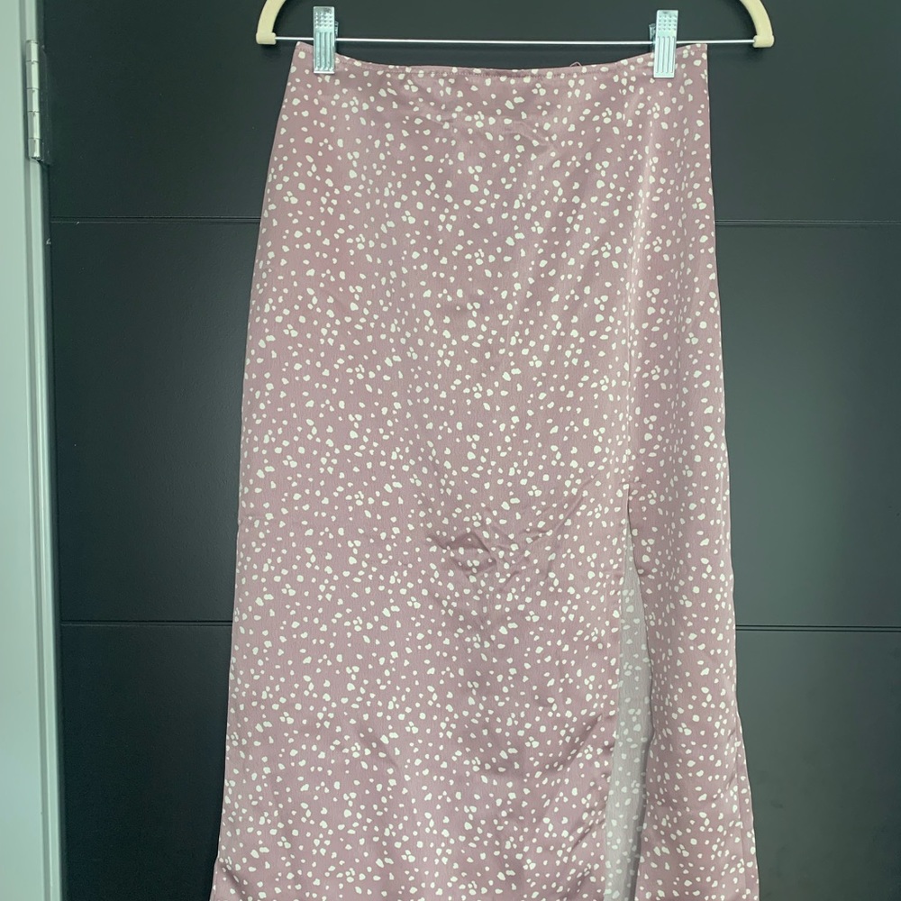 Abercrombie lilac midi skirt